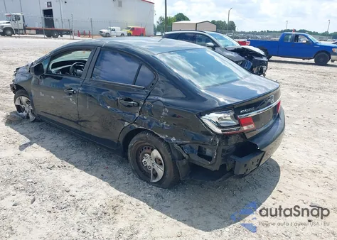 2013 Honda Civic Lx из США, поврежденный, VIN 19XFB2F53DE005791